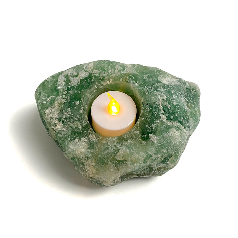 Natural Healing Crystal Candle Holder CH009