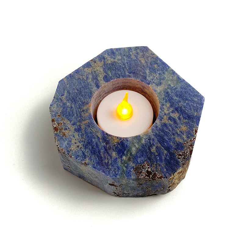 Natural Healing Crystal Candle Holder CH009