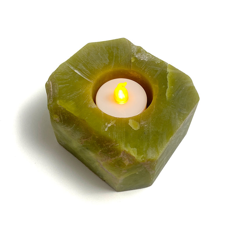 Natural Healing Crystal Candle Holder CH009