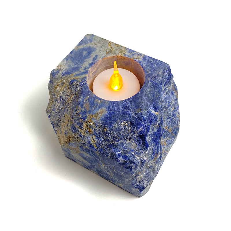 Natural Healing Crystal Candle Holder CH009