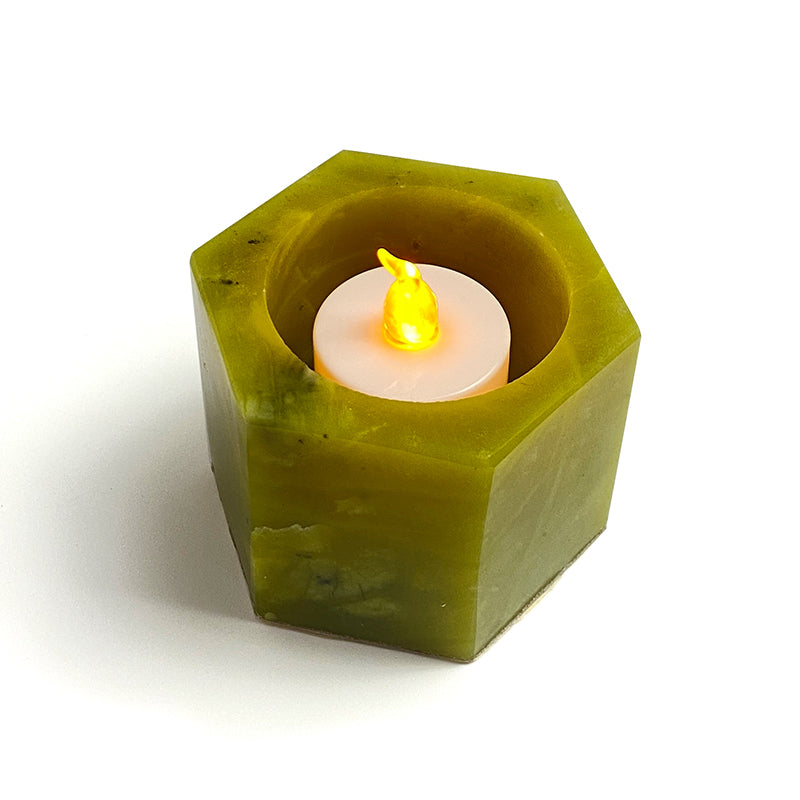 Natural Healing Crystal Candle Holder CH004