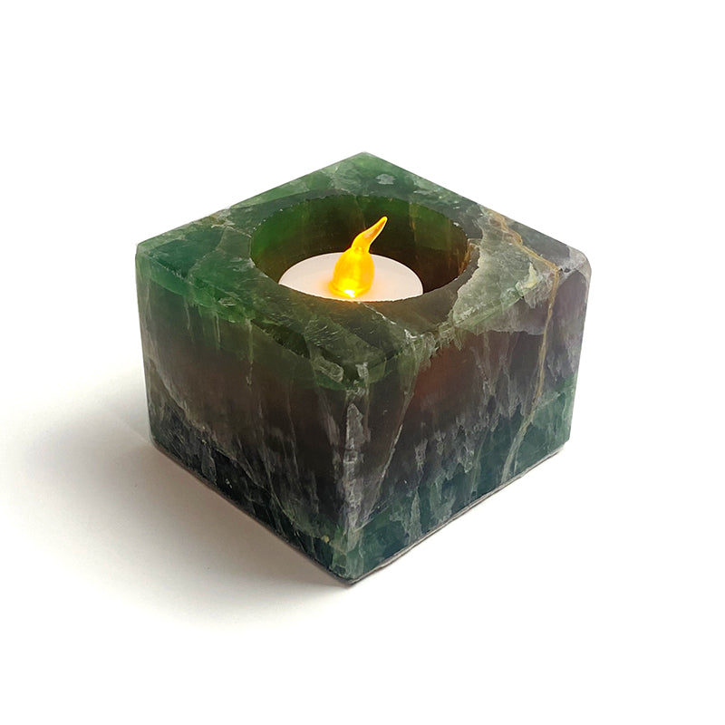 Natural Healing Crystal Candle Holder CH001