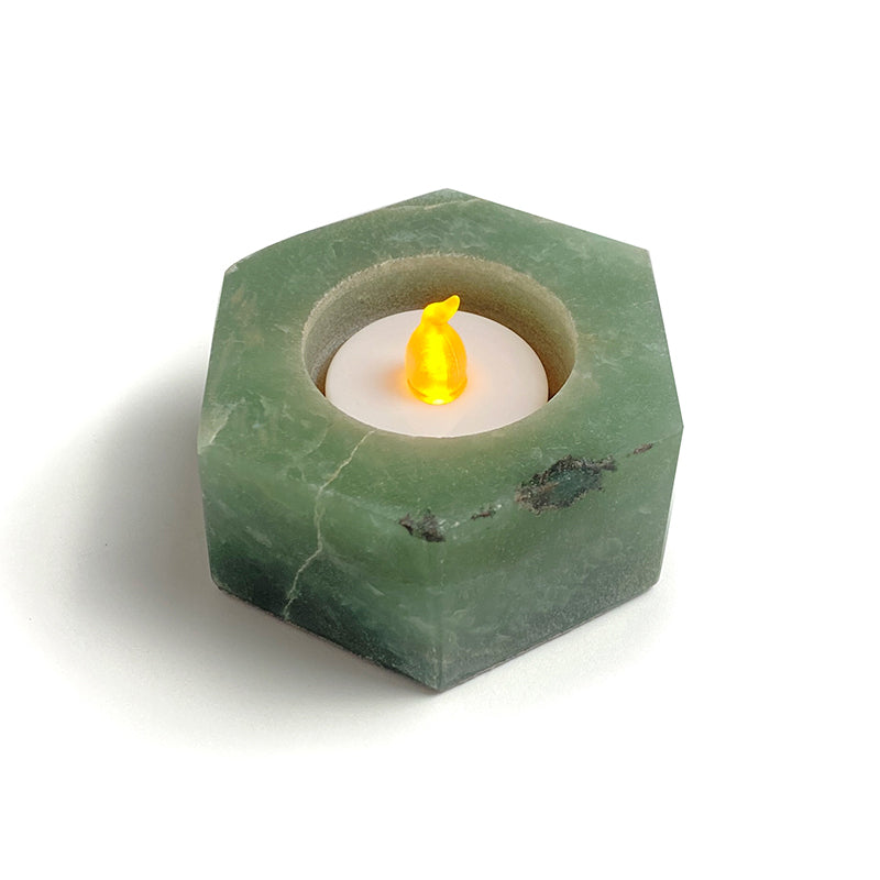 Natural Healing Crystal Candle Holder CH004