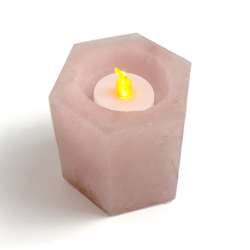 Natural Healing Crystal Candle Holder CH004