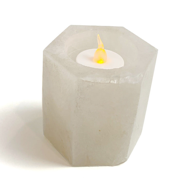 Natural Healing Crystal Candle Holder CH004