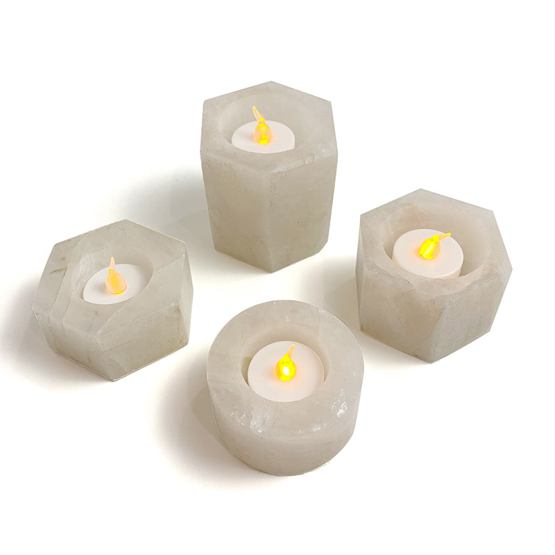 Natural Healing Crystal Candle Holder CH004