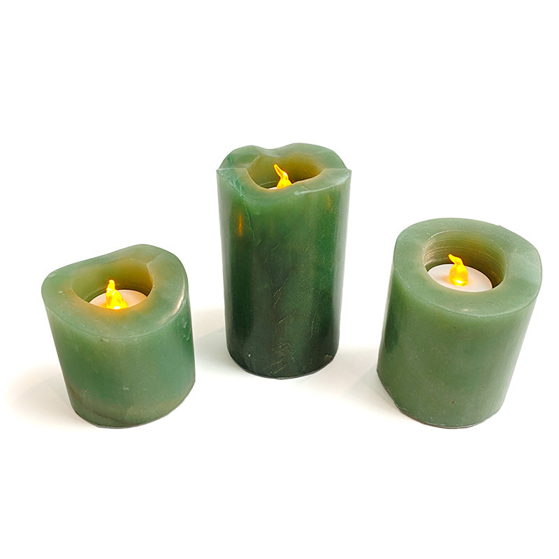 Natural Healing Crystal Candle Holder CH002