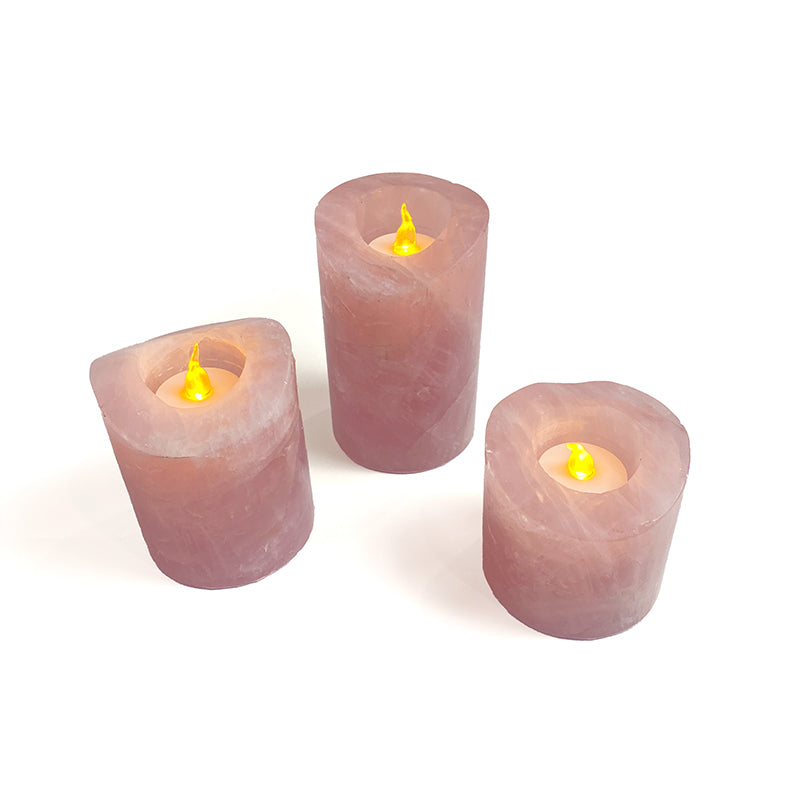 Natural Healing Crystal Candle Holder CH002