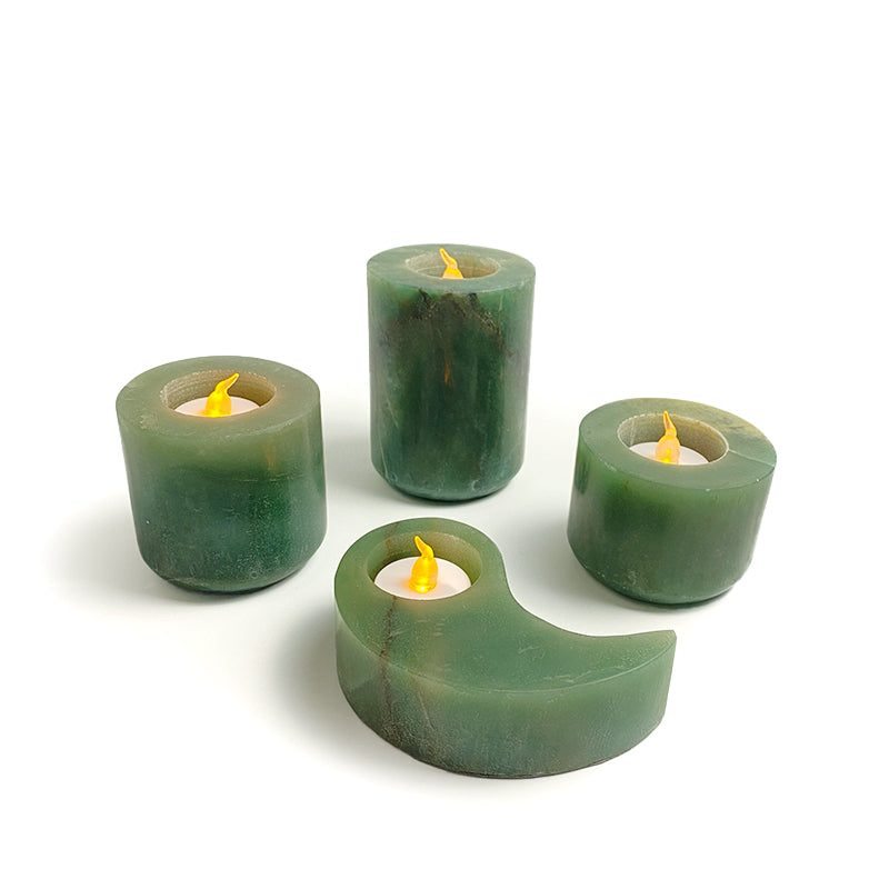 Natural Healing Crystal Candle Holder CH003