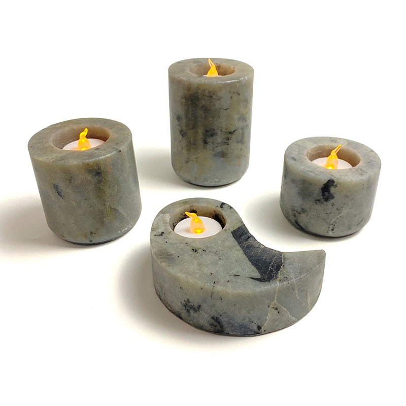 Natural Healing Crystal Candle Holder CH003