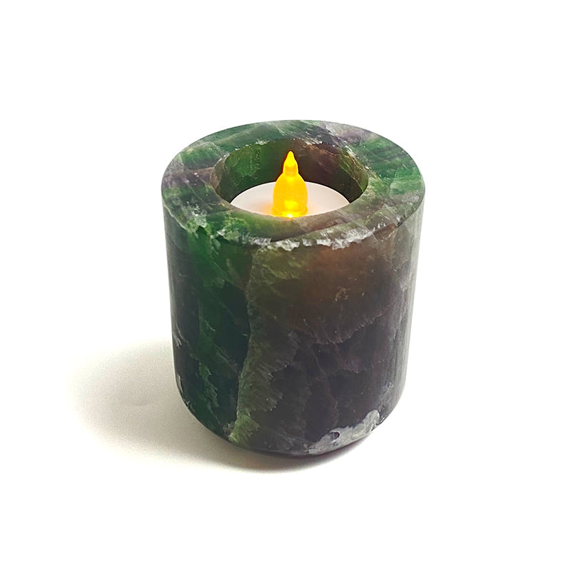 Natural Healing Crystal Candle Holder CH003