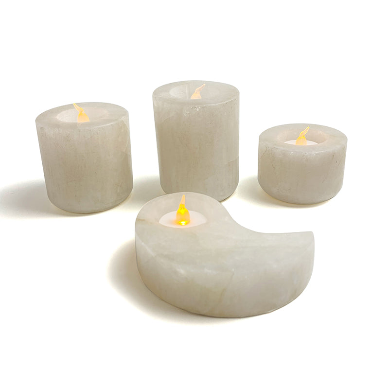 Natural Healing Crystal Candle Holder CH003