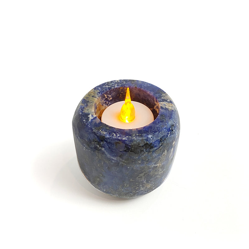 Natural Healing Crystal Candle Holder CH007