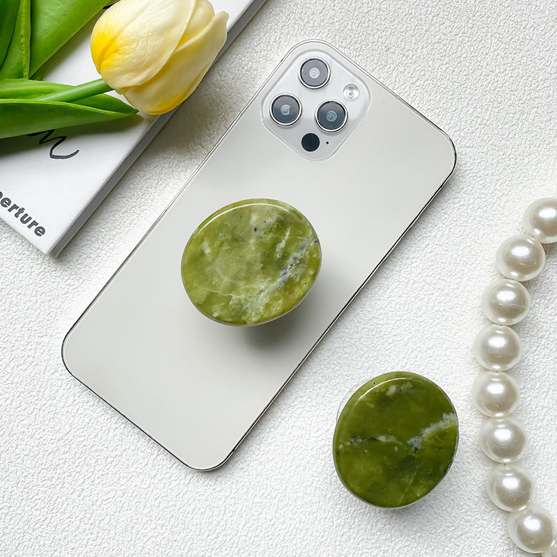 Popsockets Mobile phone air cushion holder natural crystal